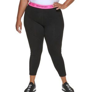 NWT DKNY SPORT PLUS HIGH WAIST FITNESS ATHLETIC LEGGINGS - 3X